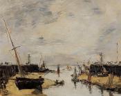 尤金 布丹 : Trouville, the Jettys, Low Tide